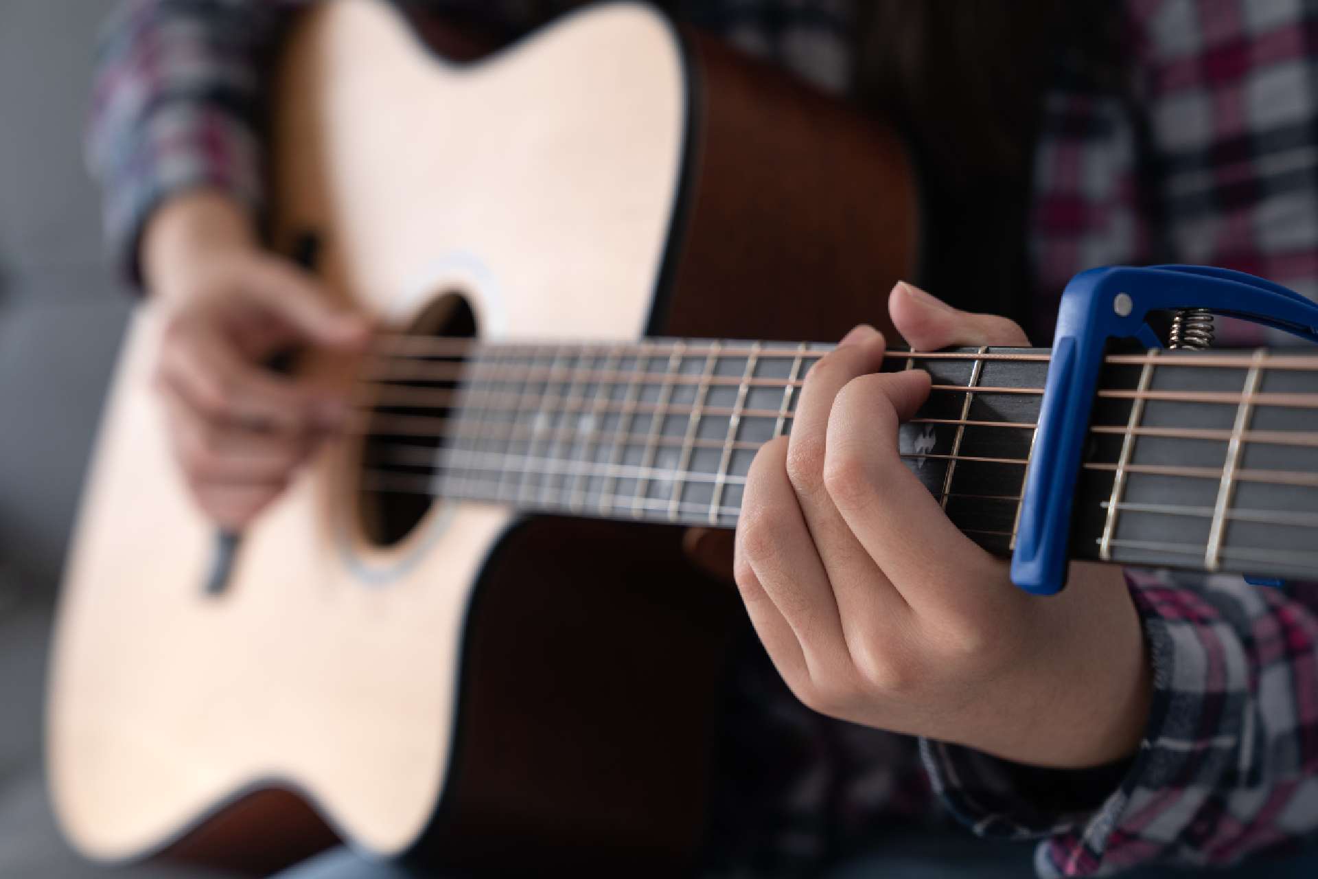 azul Cejilla de plástico para guitarras acústicas clásicas DishyKooker 